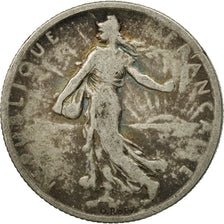 Moneda, Francia, Semeuse, 2 Francs, 1899, Paris, BC, Plata, KM:845.1, Le