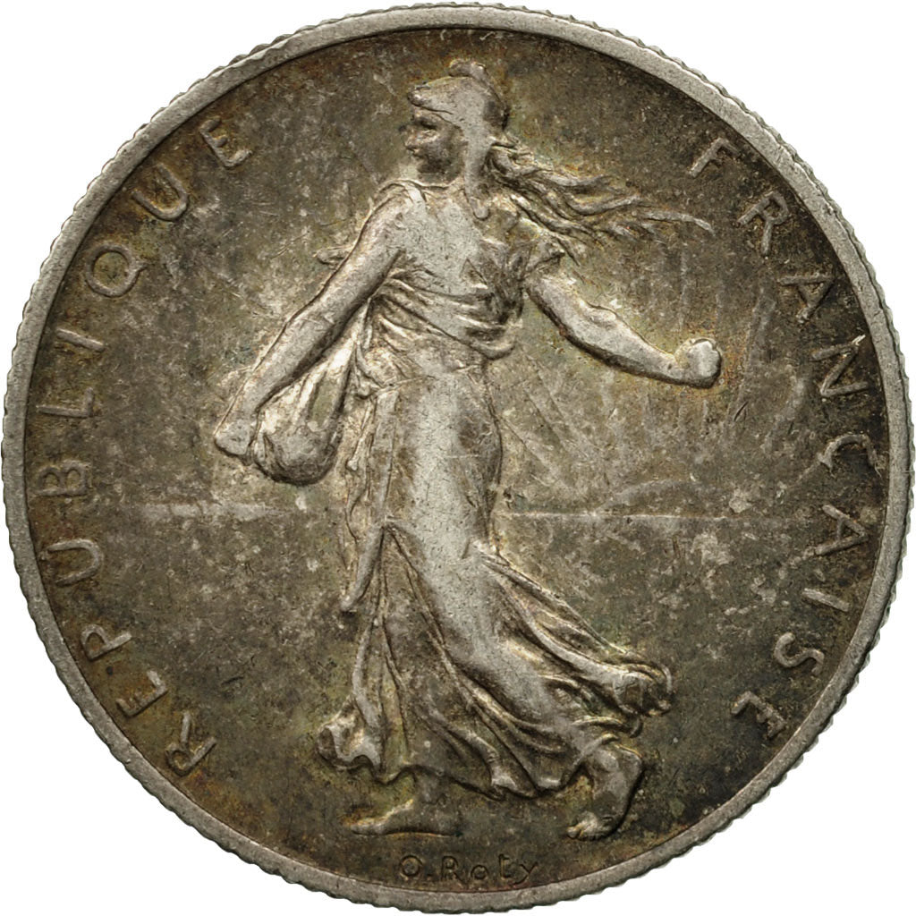 Coin, France, Semeuse, 2 Francs, 1910, Paris, VF(30-35), Silver, KM:845.1