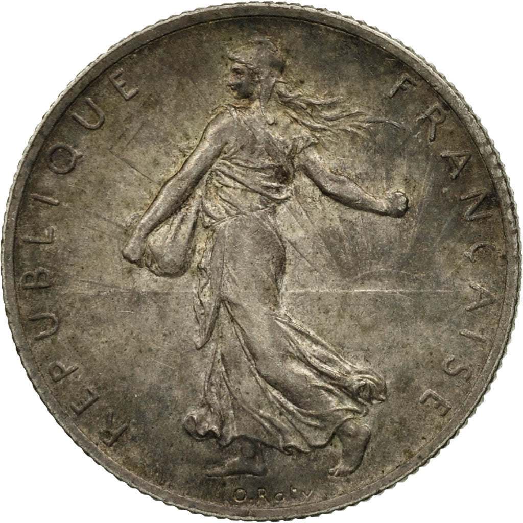 Coin, France, Semeuse, 2 Francs, 1915, Paris, EF(40-45), Silver, KM:845.1