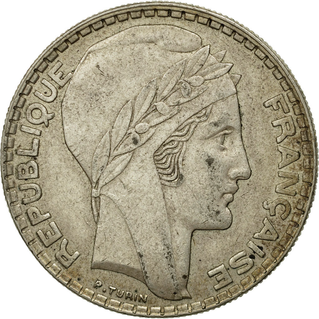Coin, France, Turin, 20 Francs, 1938, Paris, VF(30-35), Silver, KM:879, Le