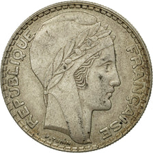 Coin, France, Turin, 20 Francs, 1938, Paris, VF(30-35), Silver, KM:879, Le