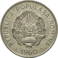 Coin, Romania, 25 Bani, 1960, AU(50-53), Nickel Clad Steel, KM:88