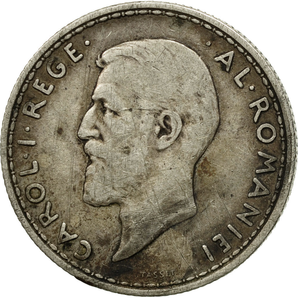 Coin, Romania, Carol I, 2 Lei, 1910, VF(30-35), Silver, KM:43