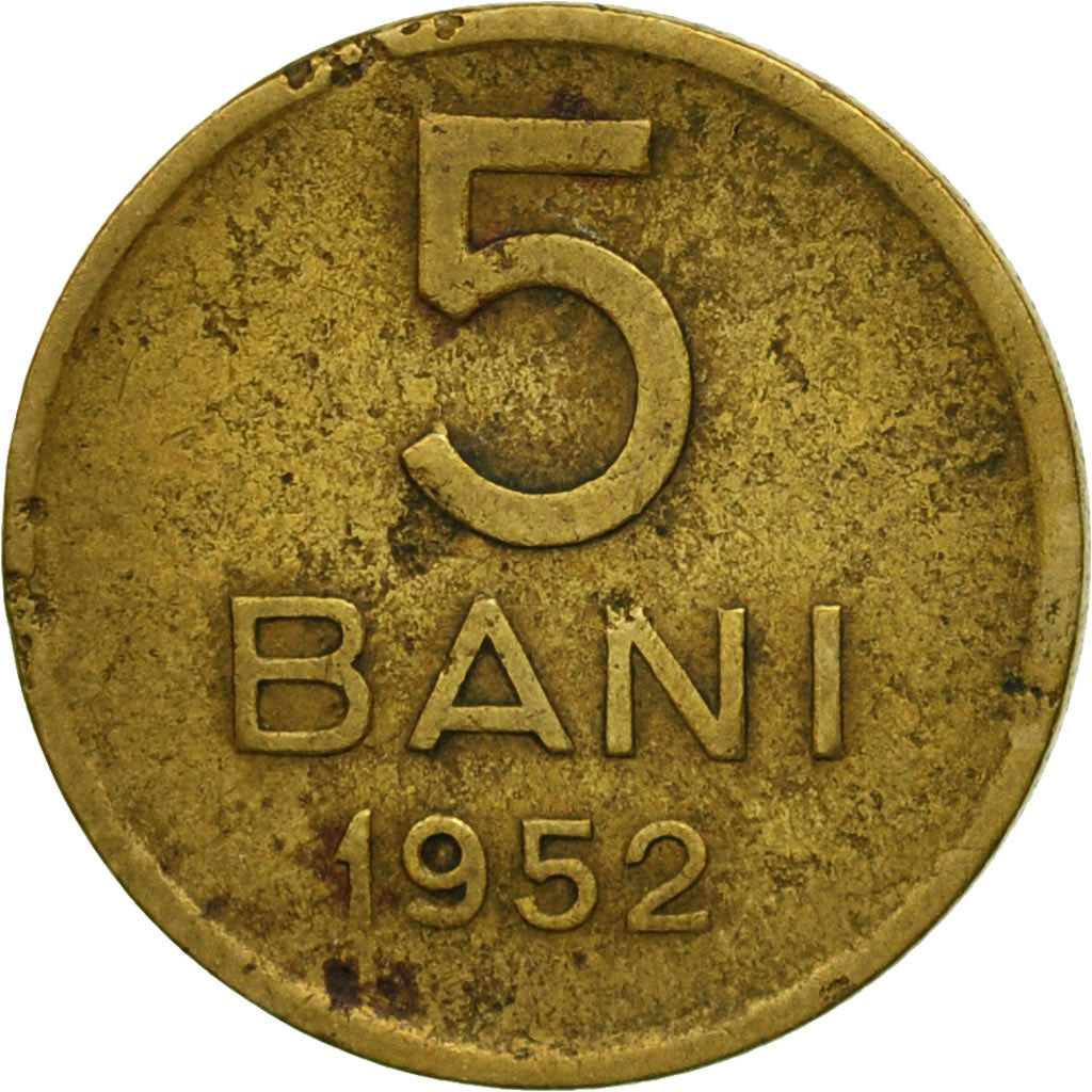 Monnaie, Roumanie, 5 Bani, 1952, TB, Copper-Nickel-Zinc, KM:83.1
