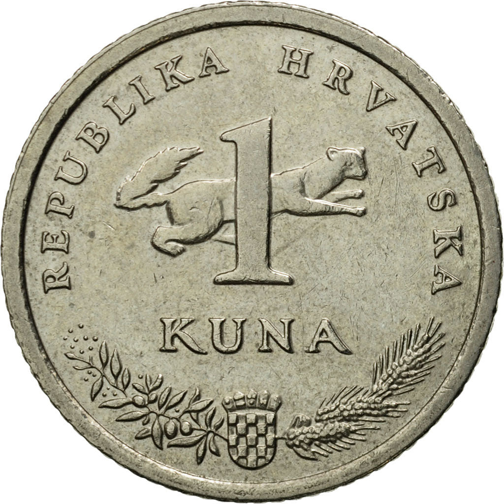 Moneta, Chorwacja, Kuna, 2007, EF(40-45), Miedź-Nikiel-Cynk, KM:9.1