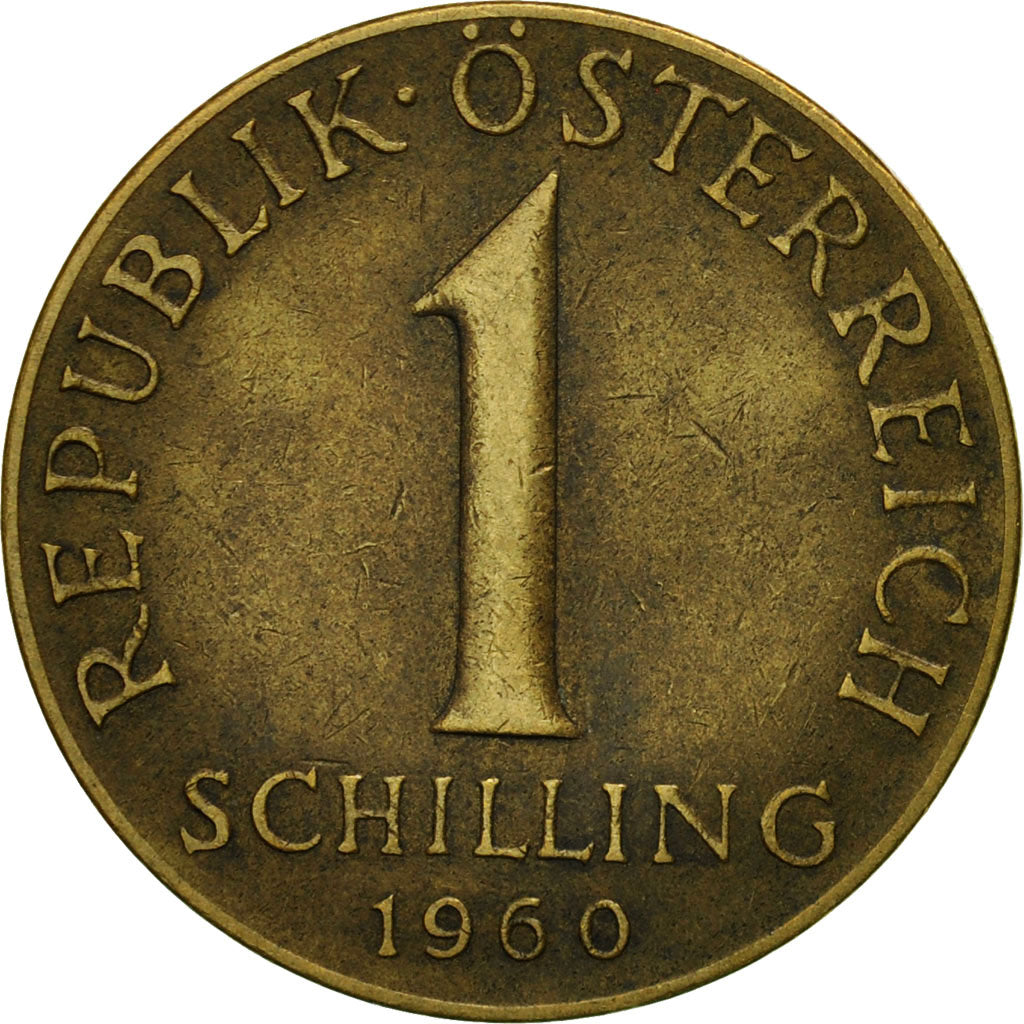 Coin, Austria, Schilling, 1960, AU(50-53), Aluminum-Bronze, KM:2886