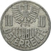 Coin, Austria, 10 Groschen, 1959, Vienna, EF(40-45), Aluminum, KM:2878