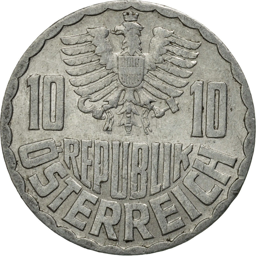 Monnaie, Autriche, 10 Groschen, 1963, Vienna, TB+, Aluminium, KM:2878