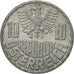 Monnaie, Autriche, 10 Groschen, 1963, Vienna, TB+, Aluminium, KM:2878