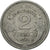 Coin, France, Morlon, 2 Francs, 1944, Paris, VF(30-35), Aluminum, KM:886a.1, Le
