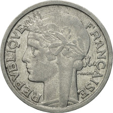Coin, France, Morlon, 2 Francs, 1959, Paris, AU(55-58), Aluminum, KM:886a.1
