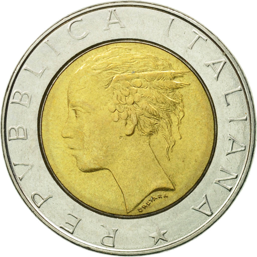 Coin, Italy, 500 Lire, 1986, Rome, AU(55-58), Silver, KM:98