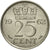 Moneda, Países Bajos, Juliana, 25 Cents, 1962, MBC+, Níquel, KM:183