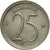 Moneta, Belgia, 25 Centimes, 1971, Brussels, EF(40-45), Miedź-Nikiel, KM:153.1