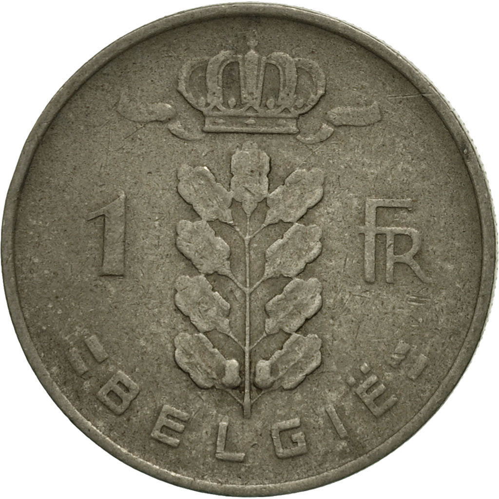 Coin, Belgium, Franc, 1951, VF(20-25), Copper-nickel, KM:143.1