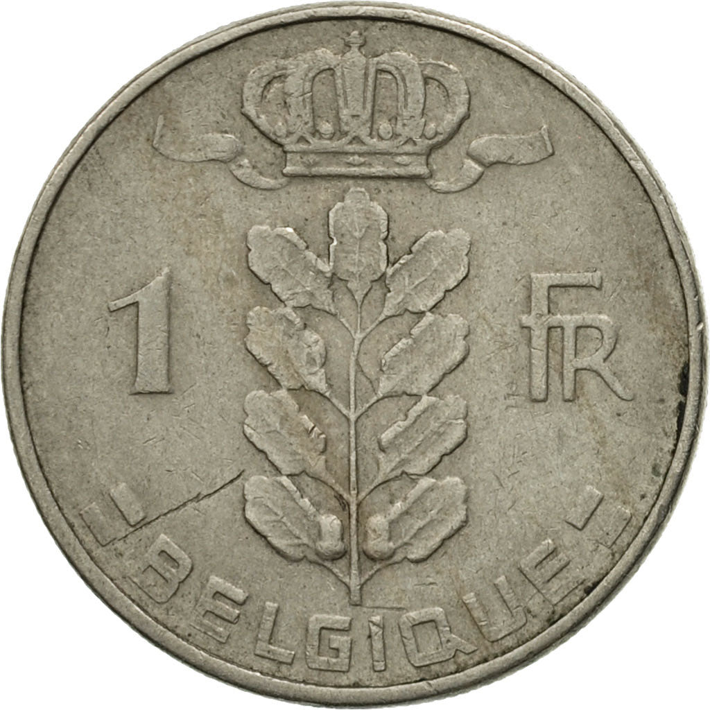 Coin, Belgium, Franc, 1960, VF(20-25), Copper-nickel, KM:142.1