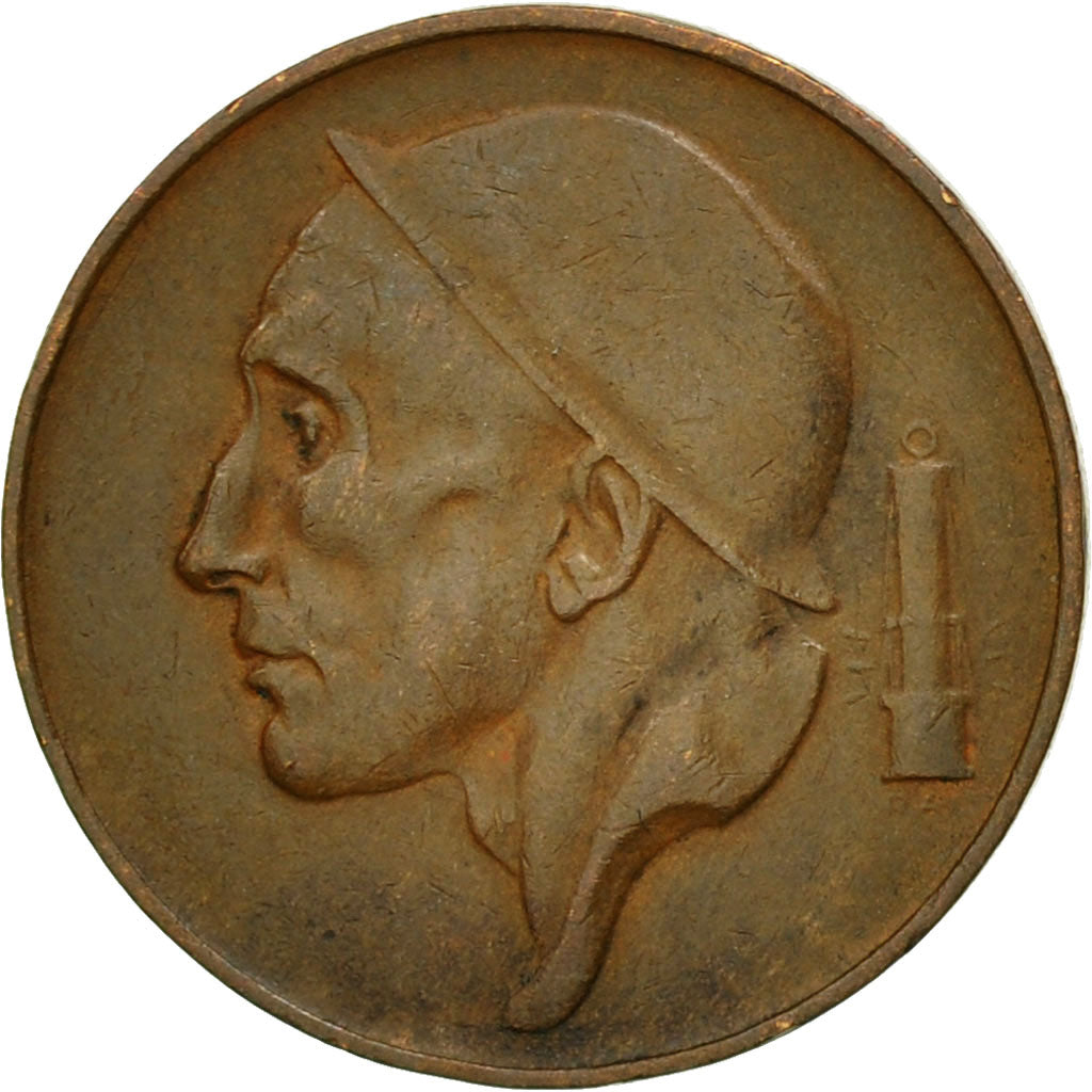 Moneta, Belgio, 50 Centimes, 1953, Brussels, BB, Bronzo, KM:145