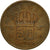 Moneta, Belgia, 50 Centimes, 1953, Brussels, EF(40-45), Bronze, KM:145