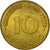 Moneta, Niemcy - RFN, 10 Pfennig, 1976, Munich, VF(30-35), Mosiądz powlekany