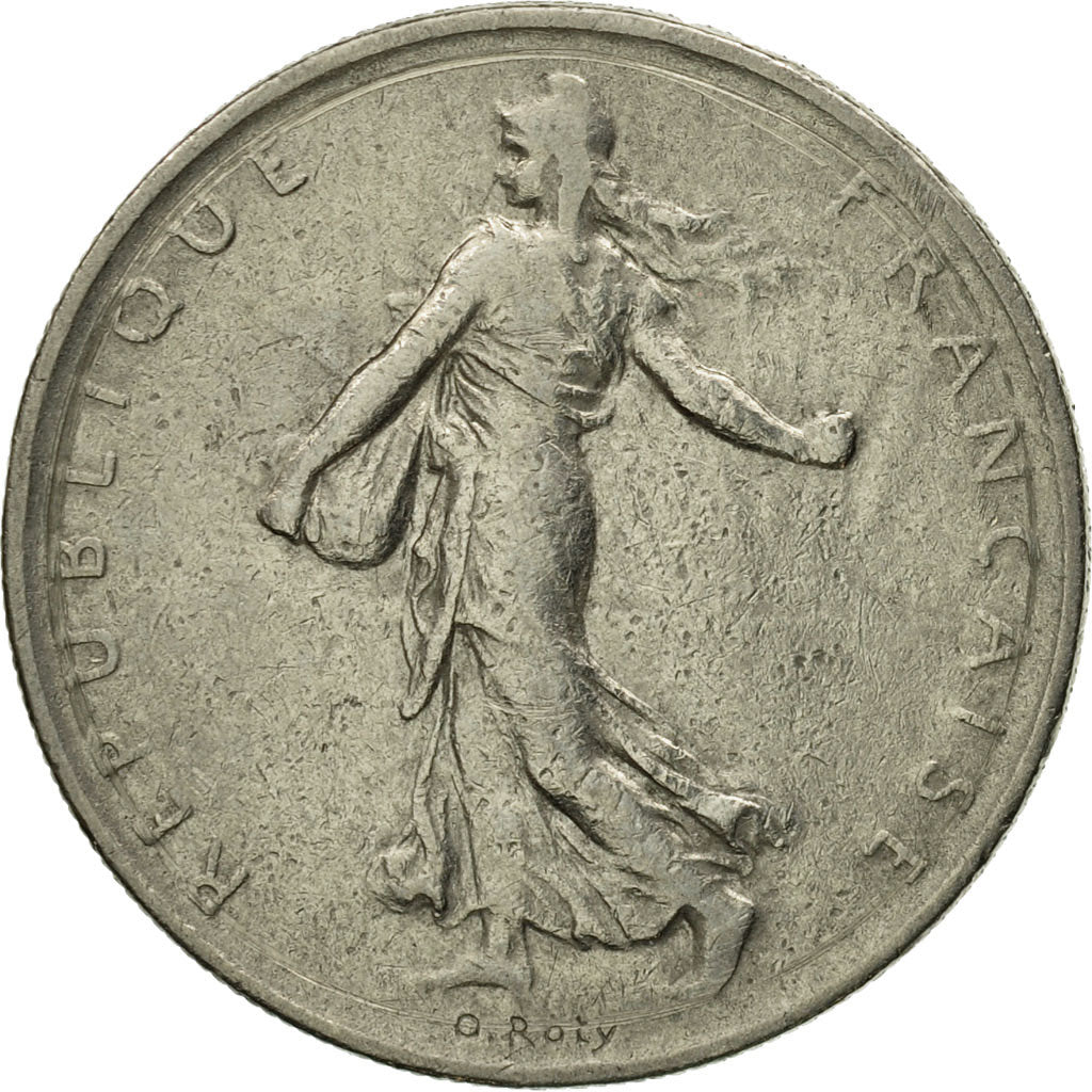 Moneta, Francja, Semeuse, Franc, 1960, Paris, VF(20-25), Nikiel, KM:925.1, Le
