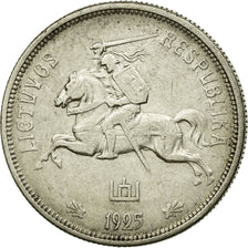 Coin, Lithuania, 5 Litai, 1925, King's Norton, EF(40-45), Silver, KM:78