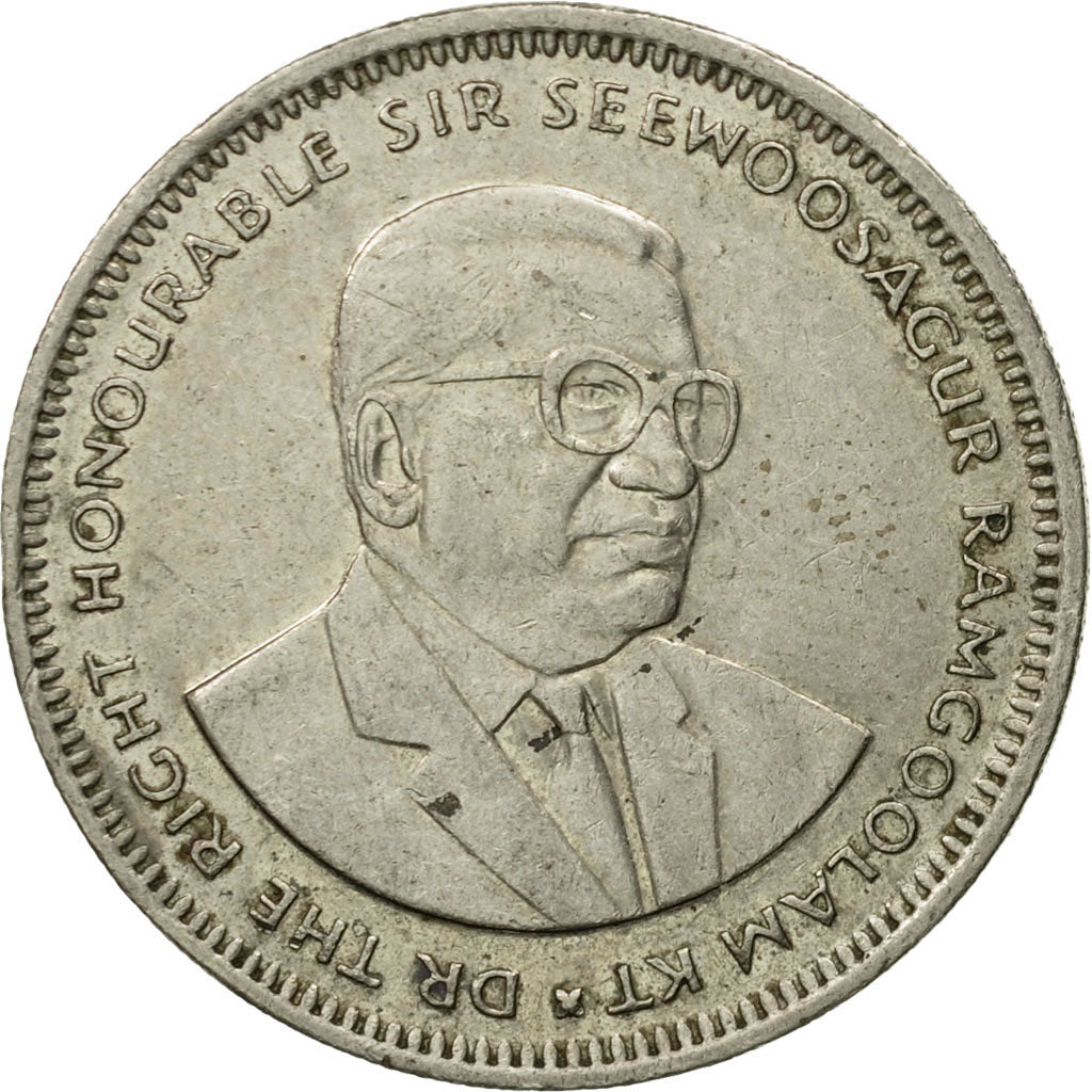 Coin, Mauritius, Rupee, 2004, VF(30-35), Copper-nickel, KM:55