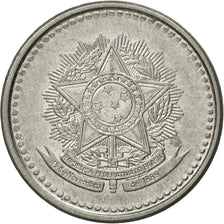 Coin, Brazil, 500 Cruzeiros, 1986, EF(40-45), Stainless Steel, KM:597