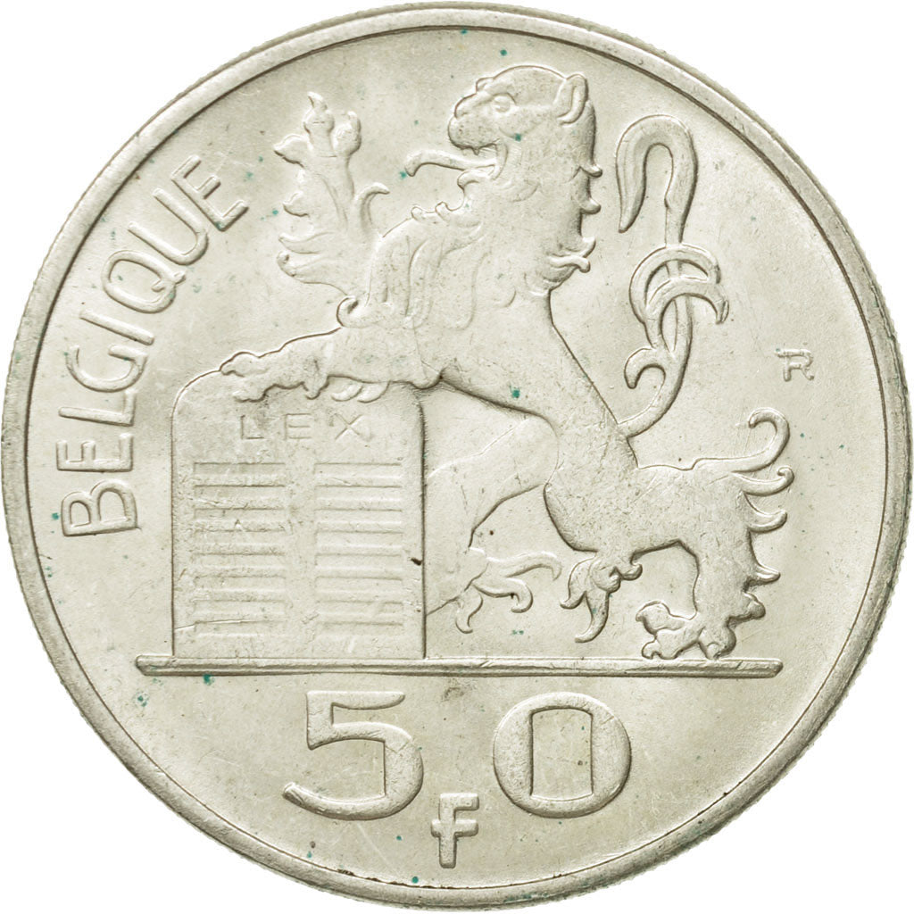 Monnaie, Belgique, 50 Francs, 50 Frank, 1949, TTB+, Argent, KM:136.1