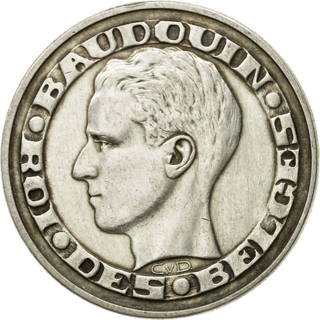 Coin, Belgium, 50 Francs, 50 Frank, 1958, EF(40-45), Silver, KM:150.1