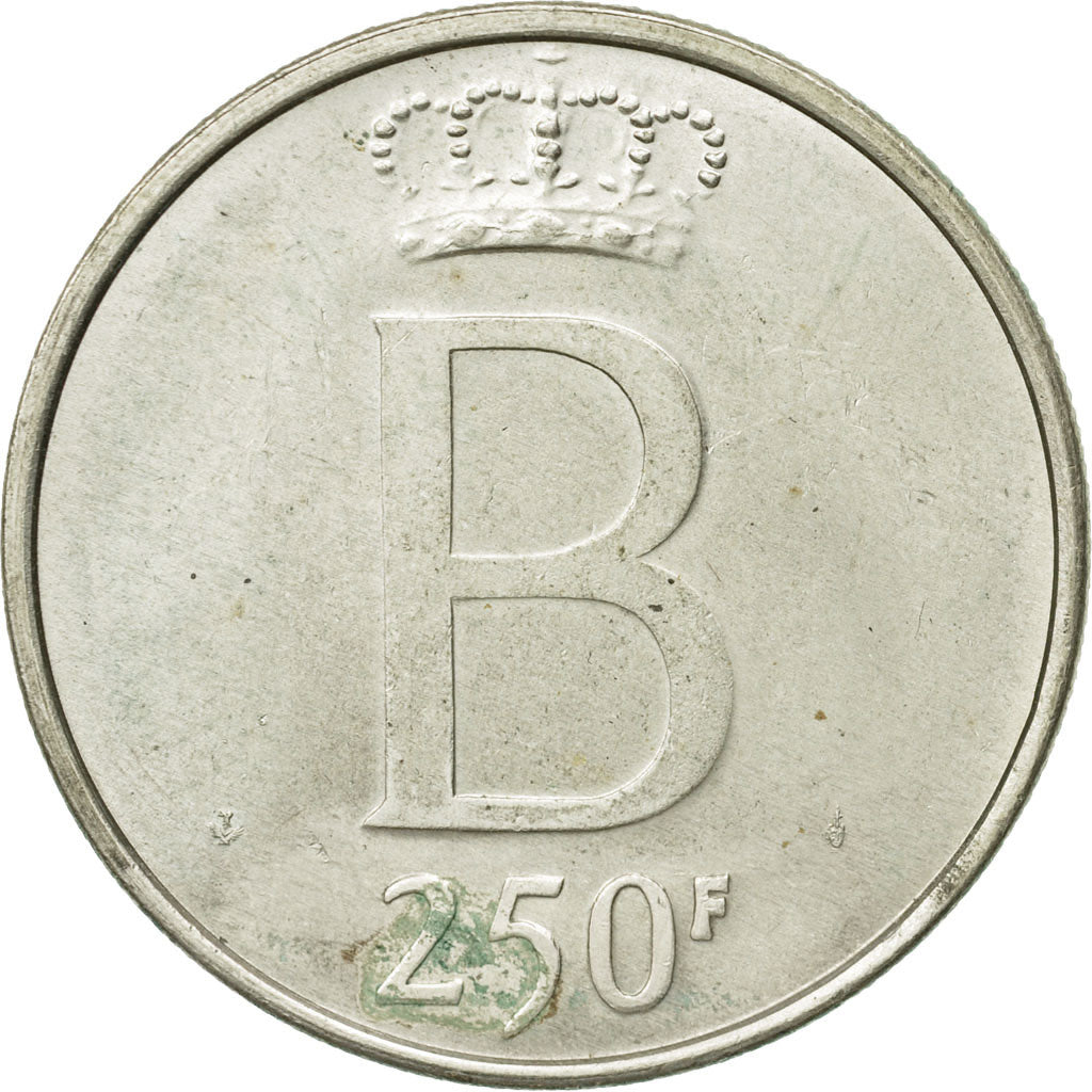 Coin, Belgium, 250 Francs, 250 Frank, 1976, Brussels, AU(50-53), Silver
