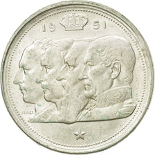Coin, Belgium, 100 Francs, 100 Frank, 1951, AU(55-58), Silver, KM:139.1