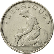 Coin, Belgium, 2 Francs, 2 Frank, 1923, AU(55-58), Nickel, KM:91.1