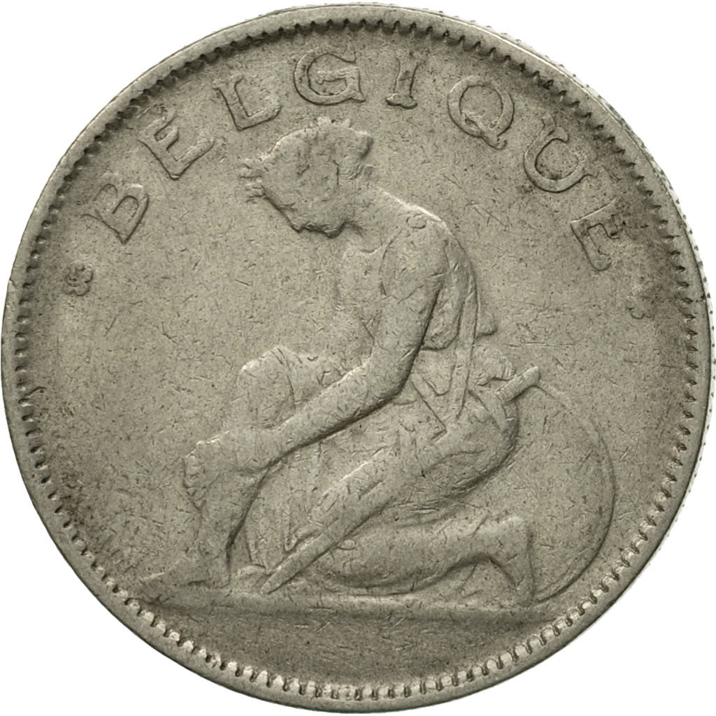Coin, Belgium, Franc, 1922, VF(30-35), Nickel, KM:89