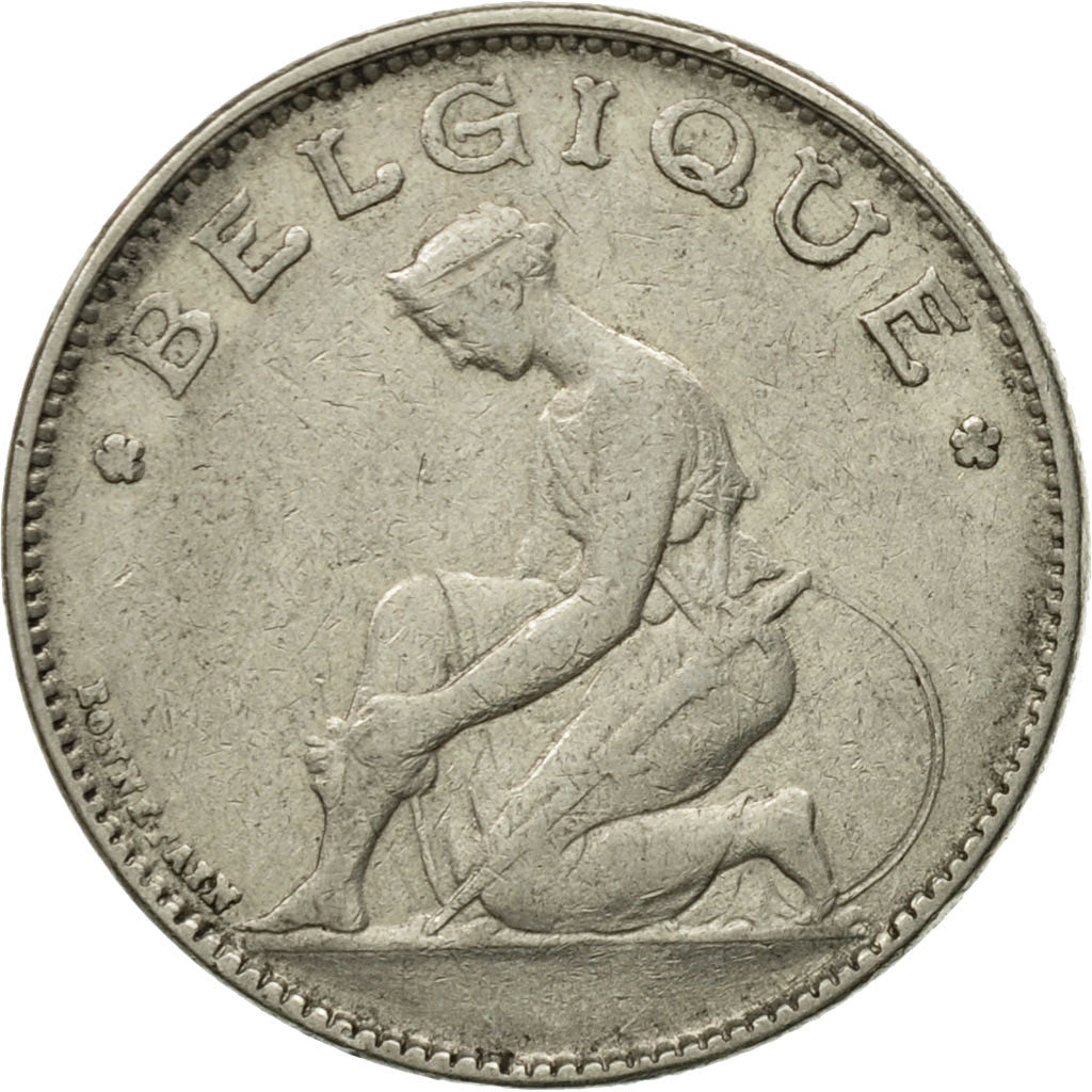Coin, Belgium, Franc, 1923, VF(30-35), Nickel, KM:89
