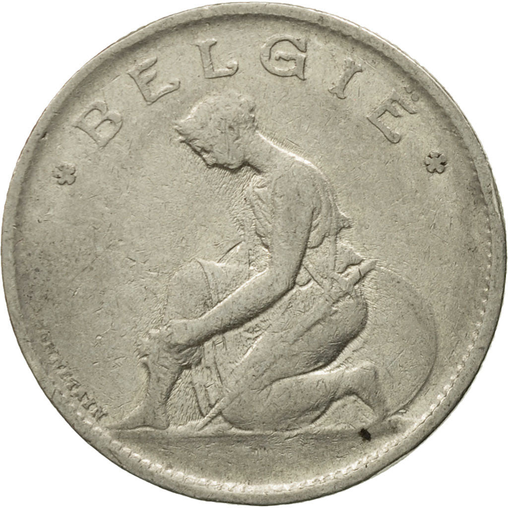 Coin, Belgium, Franc, 1923, VF(30-35), Nickel, KM:90