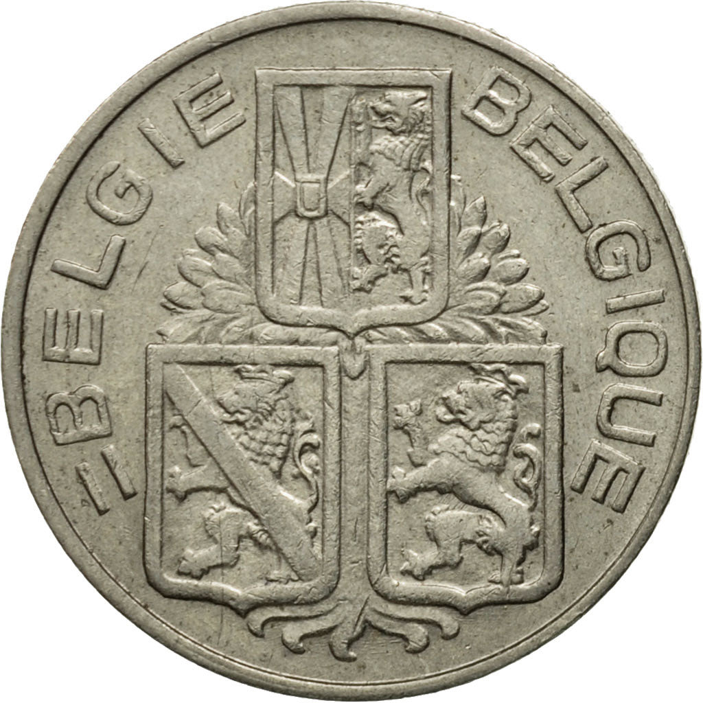 Coin, Belgium, Franc, 1939, EF(40-45), Nickel, KM:120