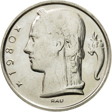 Coin, Belgium, 5 Francs, 5 Frank, 1980, AU(55-58), Copper-nickel, KM:134.1