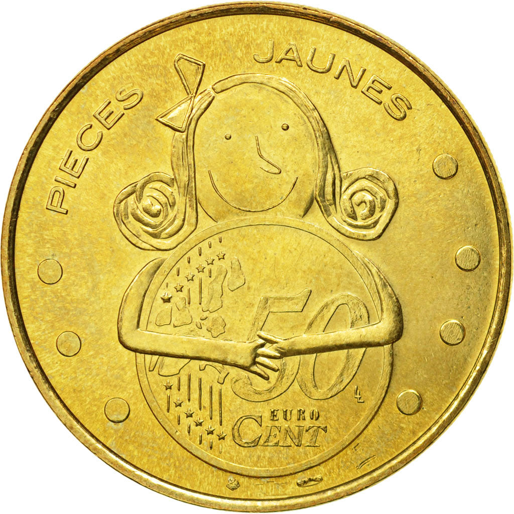 Francia, Token, Touristic token, Paris - Hopitaux - Pièces Jaunes, 2008