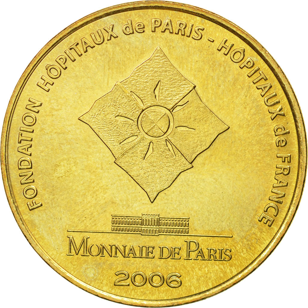 Francia, Token, Touristic token, Paris - Hopitaux - Pièces Jaunes, 2008