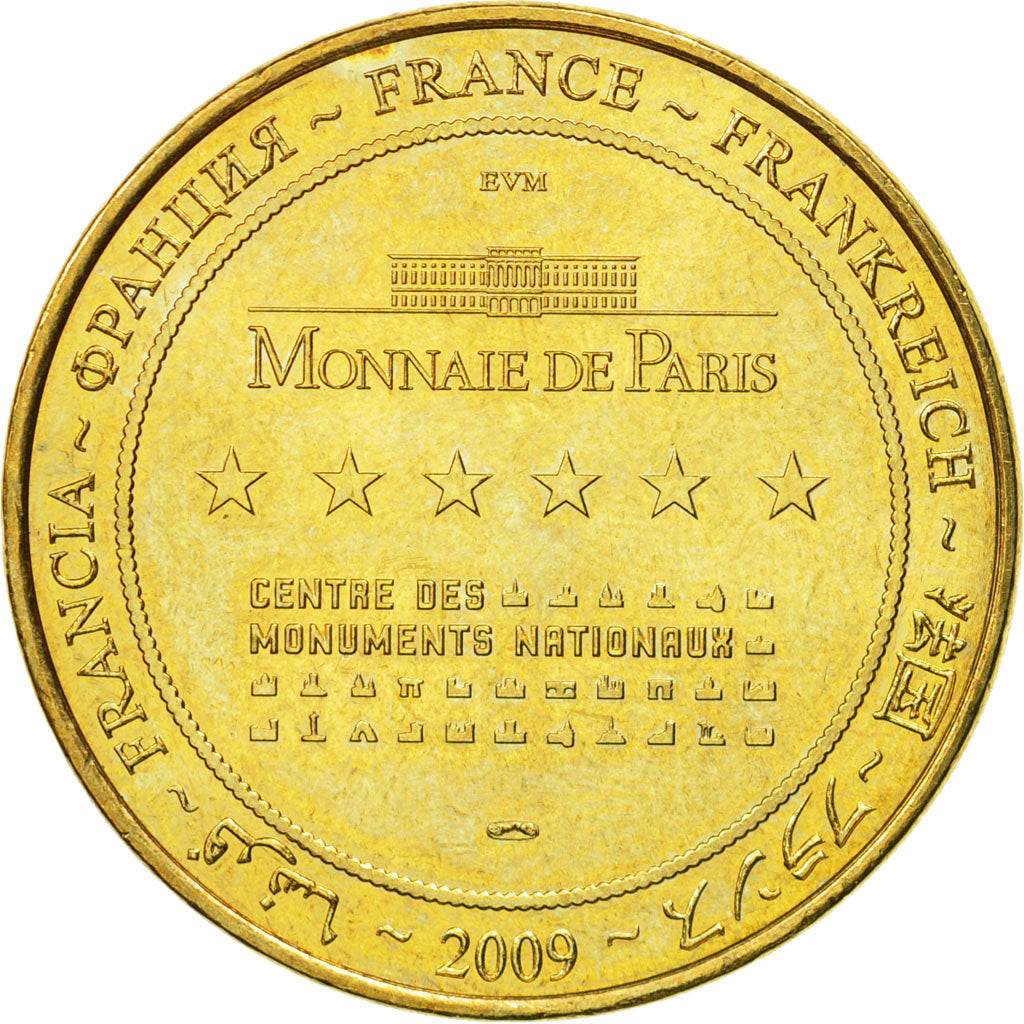France, Token, Touristic token, Paris - Sainte Chapelle, 2009, Monnaie de Paris