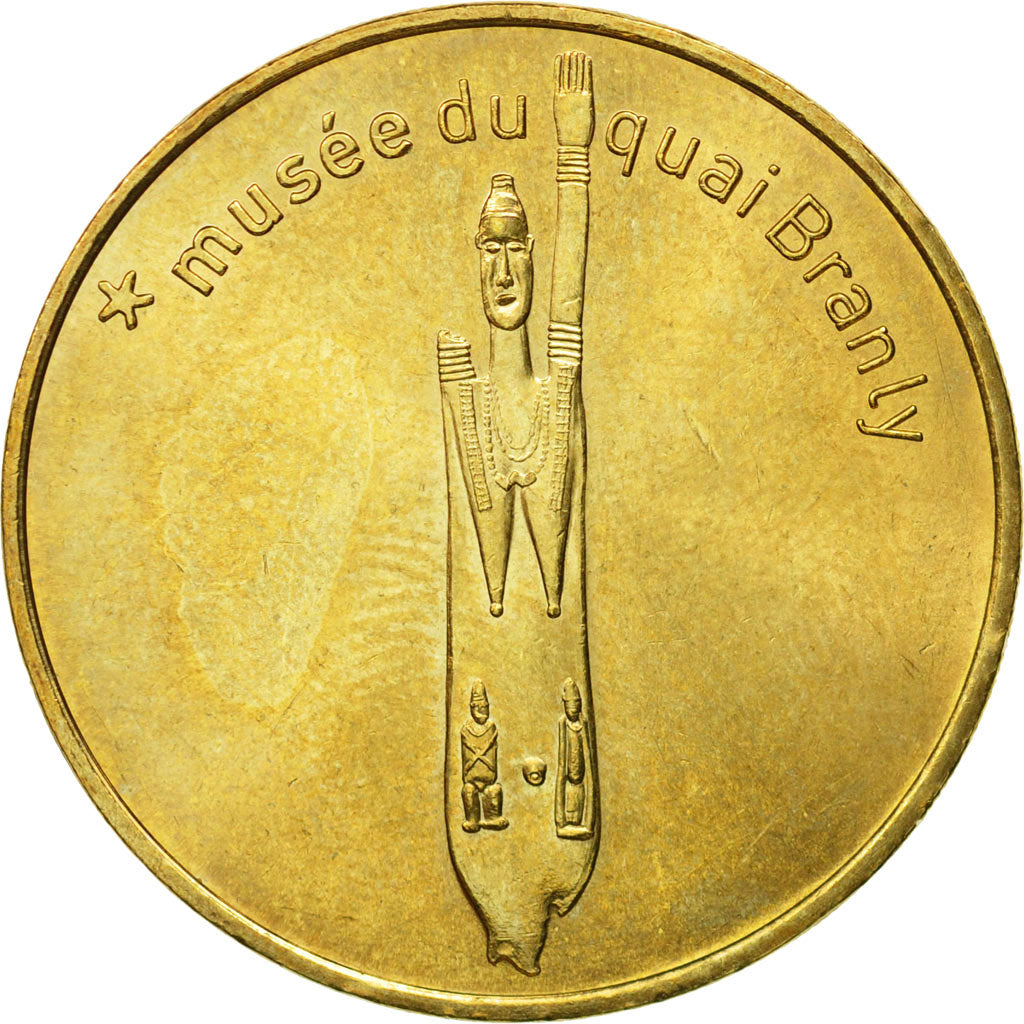 France, Token, Touristic token, 75/ Paris - Musée du Quai Branly - Djennenké