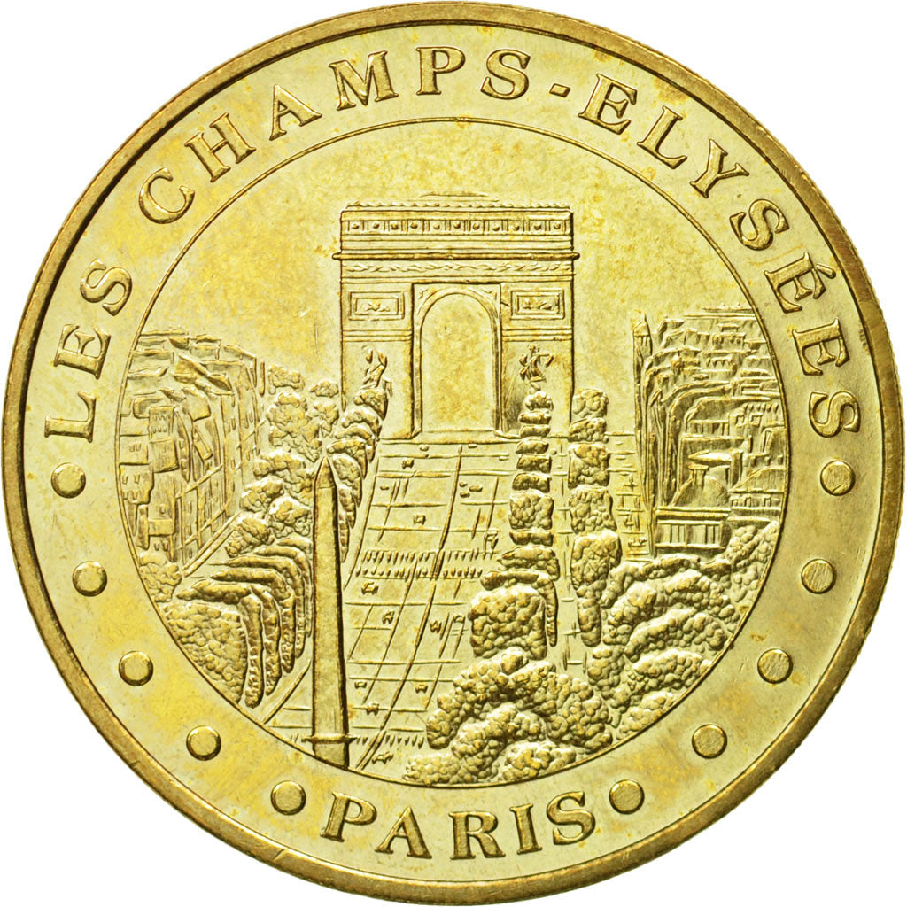 France, Token, Touristic token, Paris - Les Champs Elysées, 2004, MDP