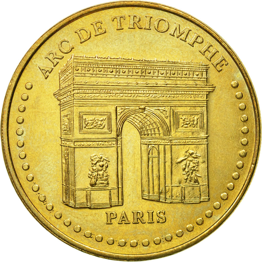 France, Token, Touristic token, Paris - Arc de Triomphe n°3 -, 2011, MDP