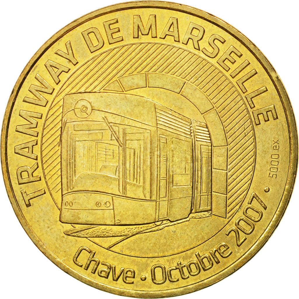 Frankreich, Token, Touristic token, Marseille - Le tramway n°2, 2007, MDP, SS