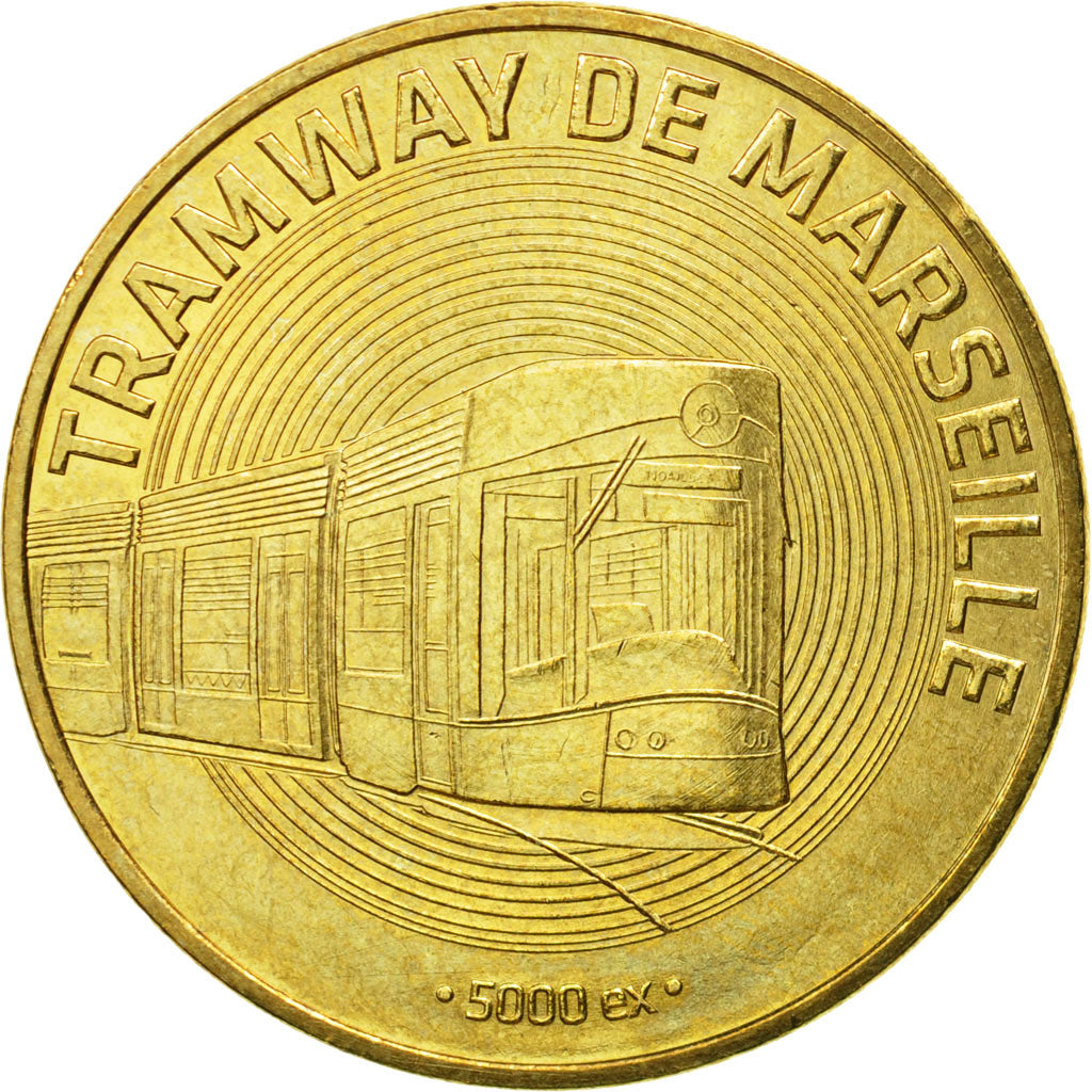 Frankreich, Token, Touristic token, Marseille - Le tramway n°3, 2008, MDP, SS
