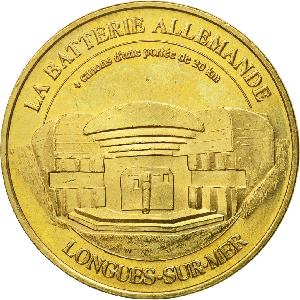 France, Token, Touristic token, Longues-sur-mer - La batterie allemande, 2005