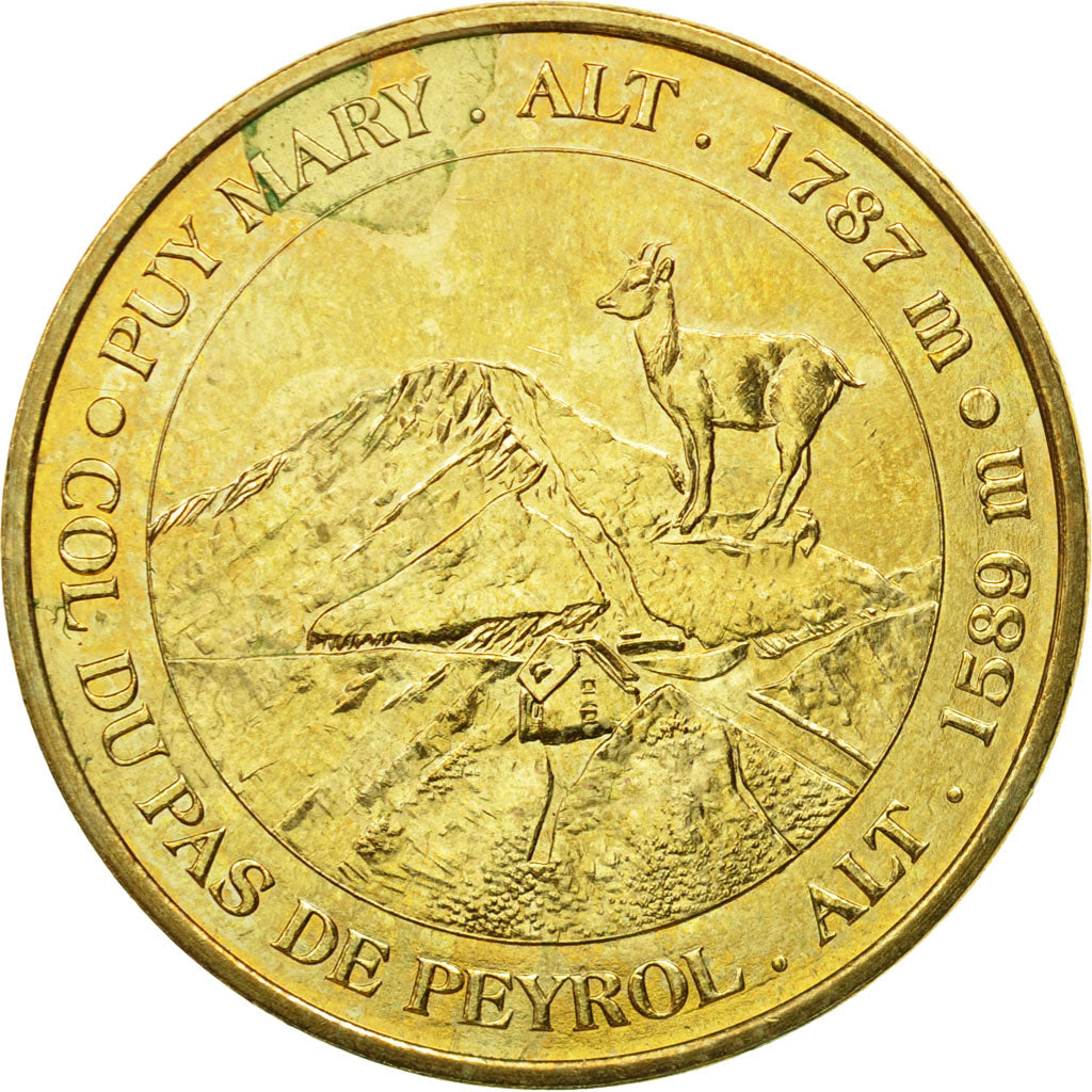 Frankreich, Token, Touristic token, Le Claux - Puy Mary n°1, 2009, MDP, SS