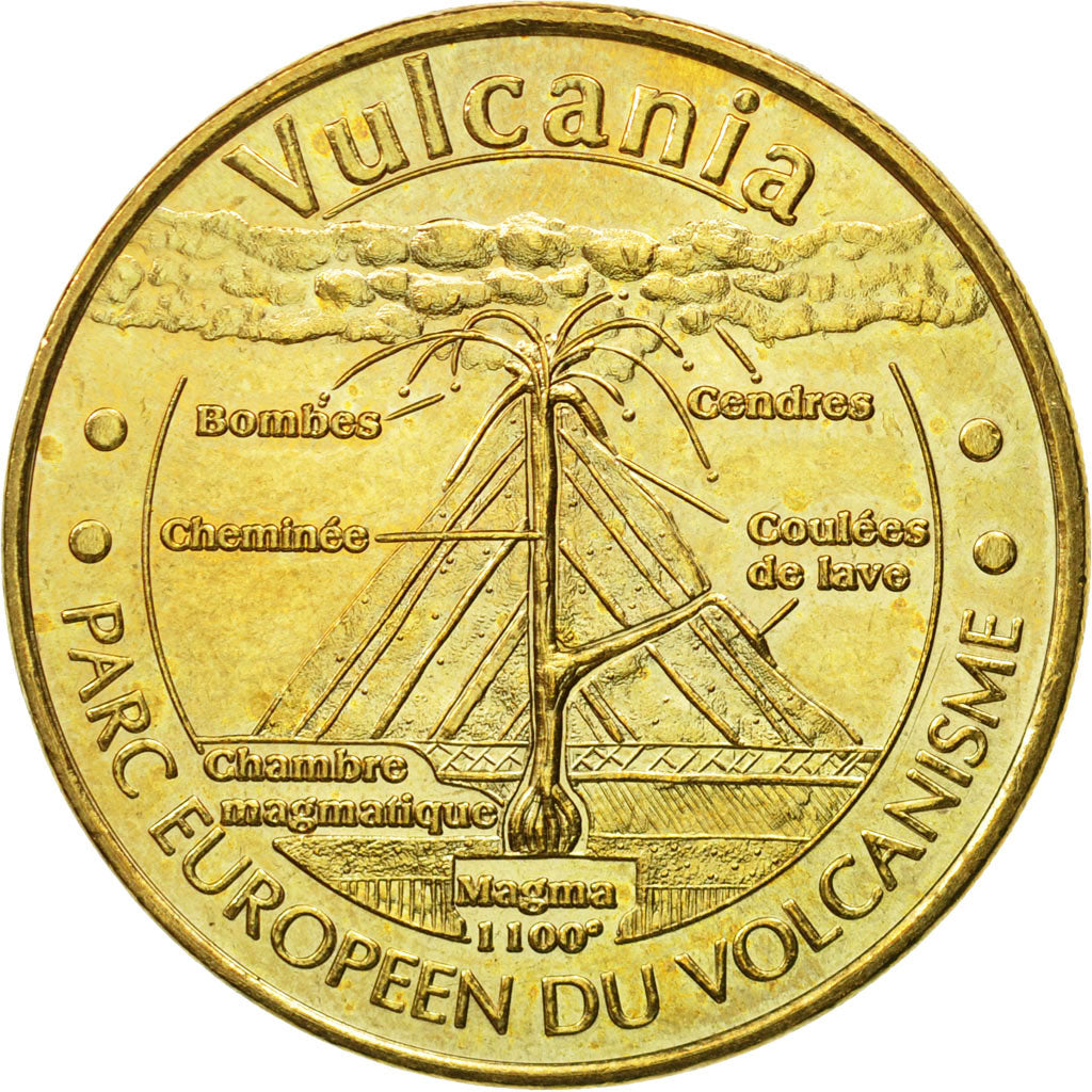 Frankreich, Token, Touristic token, Saint-Ours-les-Roches - Vullcania n°3