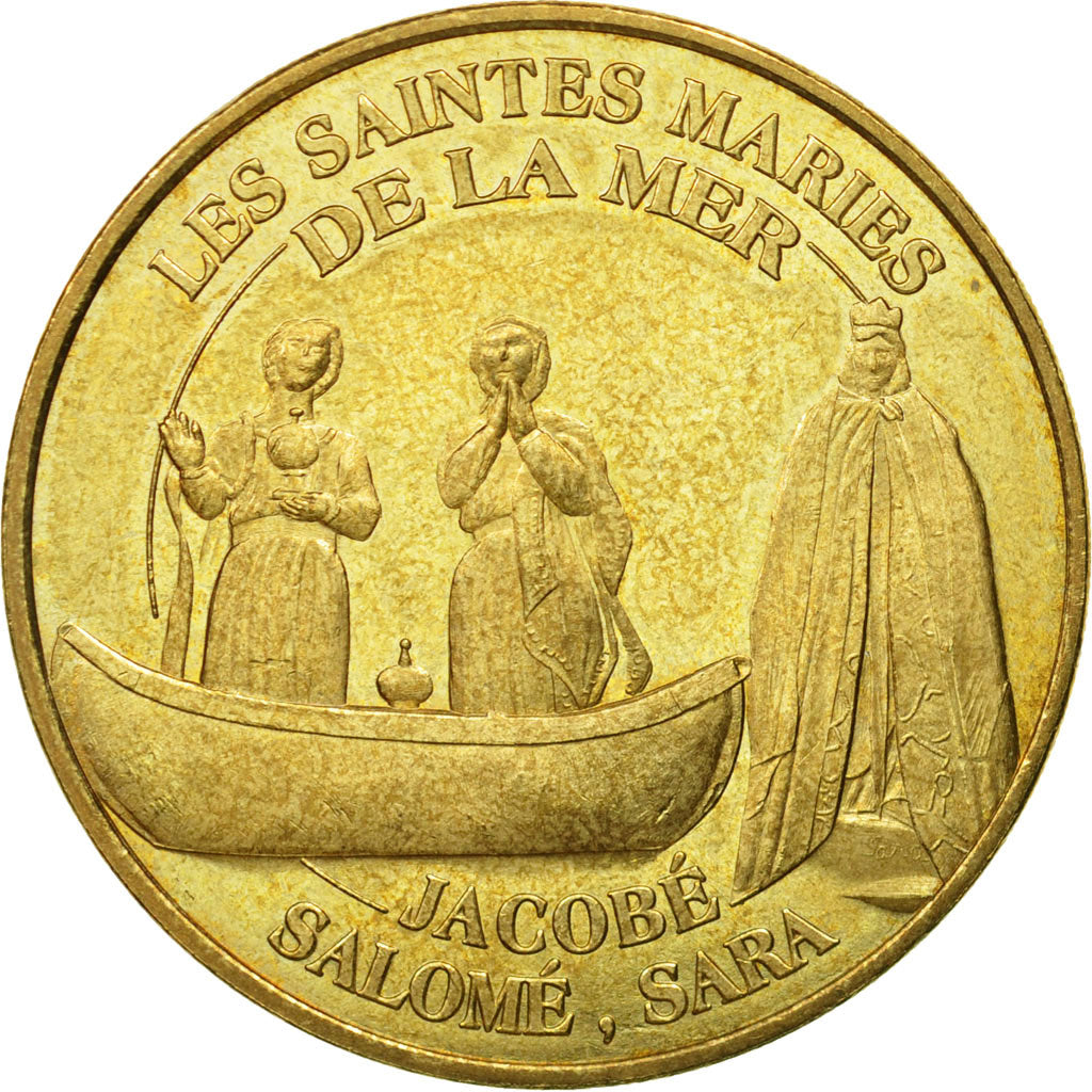 France, Token, Touristic token, les Saintes-Maries-de-la-Mer - Eglise n°2 -