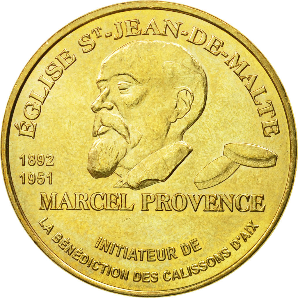 France, Token, Touristic token, Aix-en-Provence -  Bénédiction des Calissons